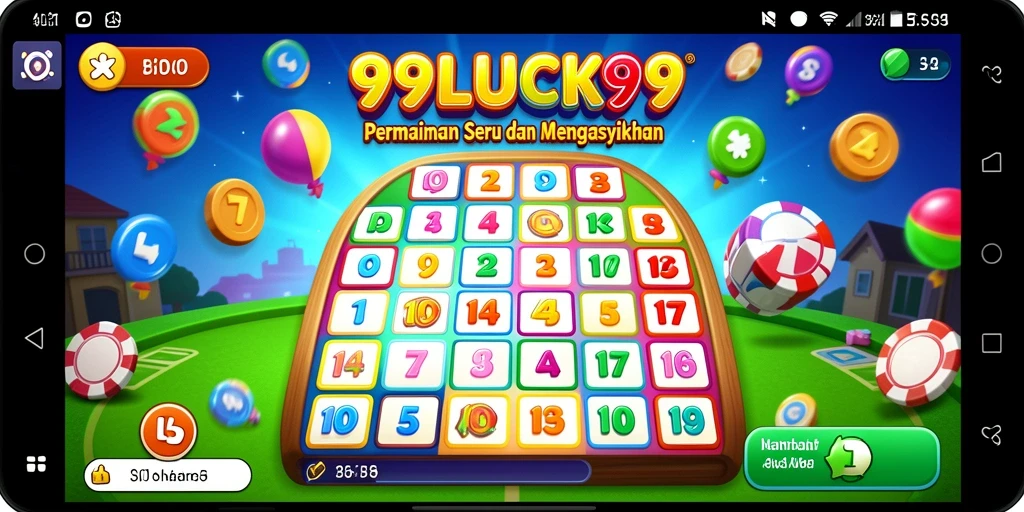 Screenshot gameplay 99LUCK99 yang menampilkan pengalaman seru bermain Bingo.