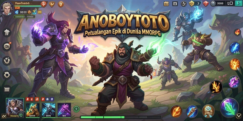 Tangkapan layar gameplay ANOBOYTOTO yang menunjukkan aksi pertempuran yang intens.