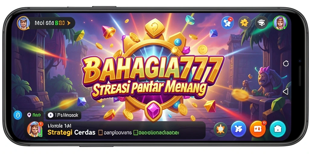 Tampilan gameplay strategis yang mendebarkan dalam BAHAGIA777.