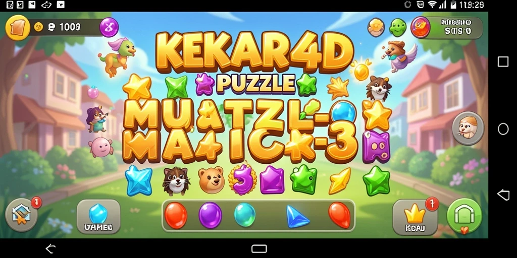 Tampilan gameplay <strong>KEKAR4D</strong> yang penuh warna dan seru.