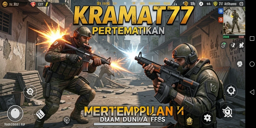 Menampilkan aksi mendebarkan dalam gameplay KRAMAT77 dengan grafis tinggi.
