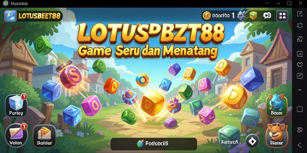 Screenshot gameplay LOTUSBET88 menunjukkan tantangan Puzzle yang menarik.