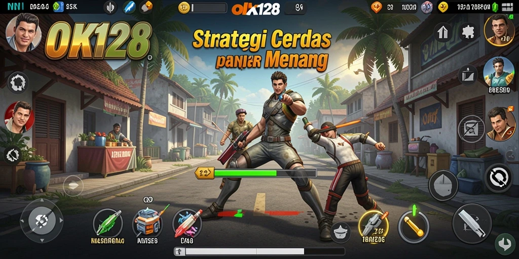 Tampilan gameplay yang seru dan menantang di OLX128.