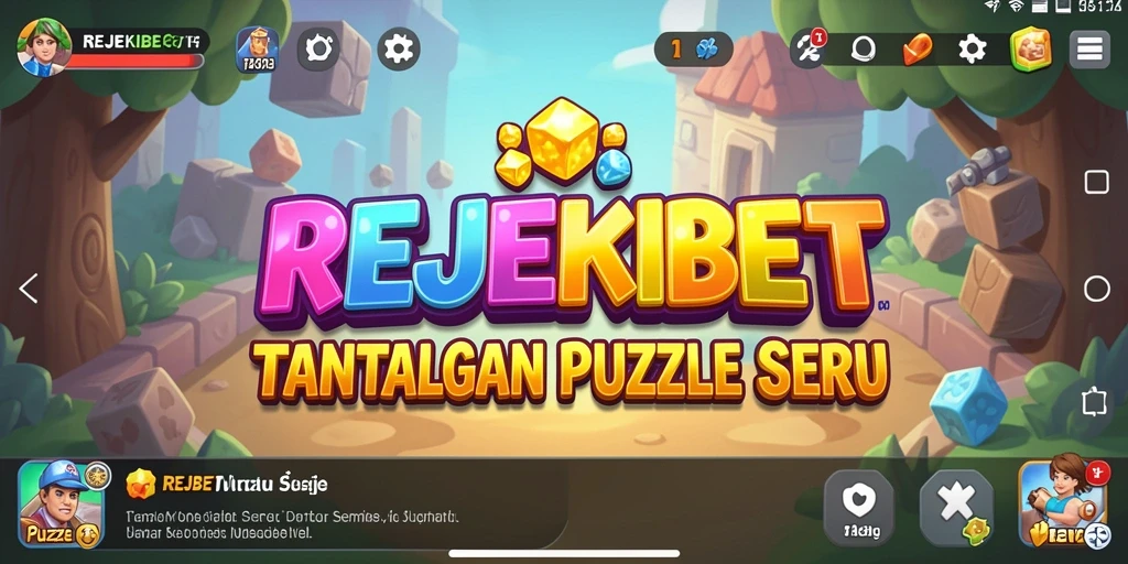 Tampilan gameplay menantang dari REJEKIBET yang penuh warna.