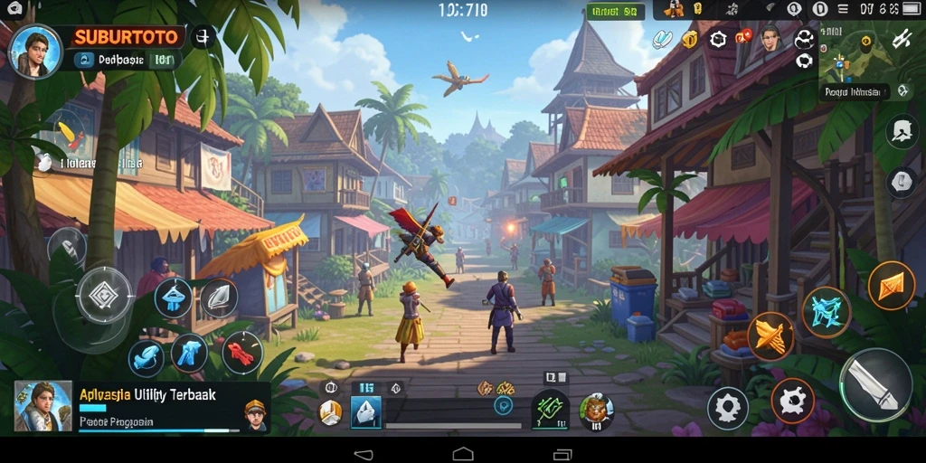 Screenshot tampilan utama SUBURTOTO dengan fitur Utility yang lengkap.